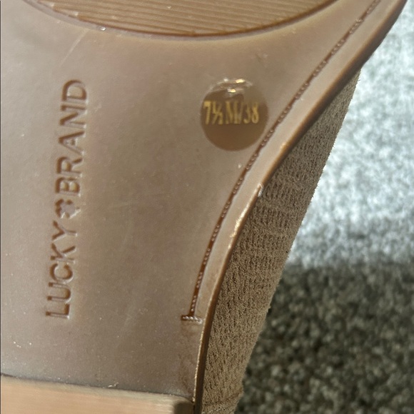 Lucky Brand Taupe Ankle Booties - Picture 4 of 5